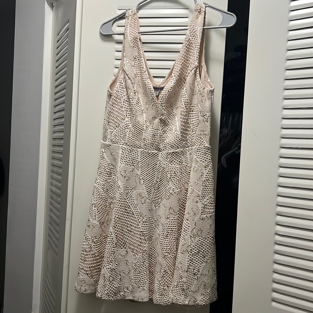 Beige fancy dress
